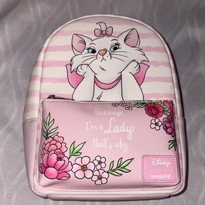 Loungefly Pink Marie 'Because I'm a Lady' Kids Mini Backpack